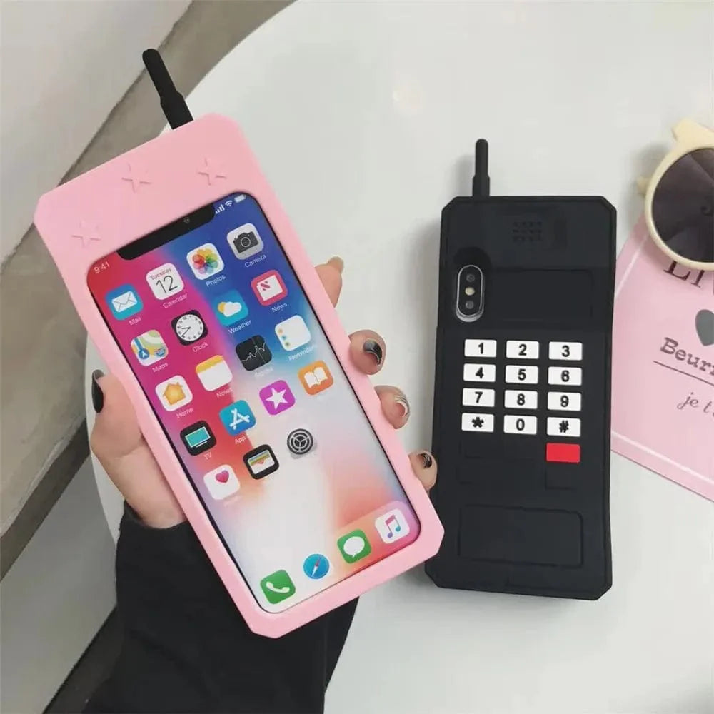 3D Cartoon Mobile Phone iPhone Case - P's One-Stop Shop 