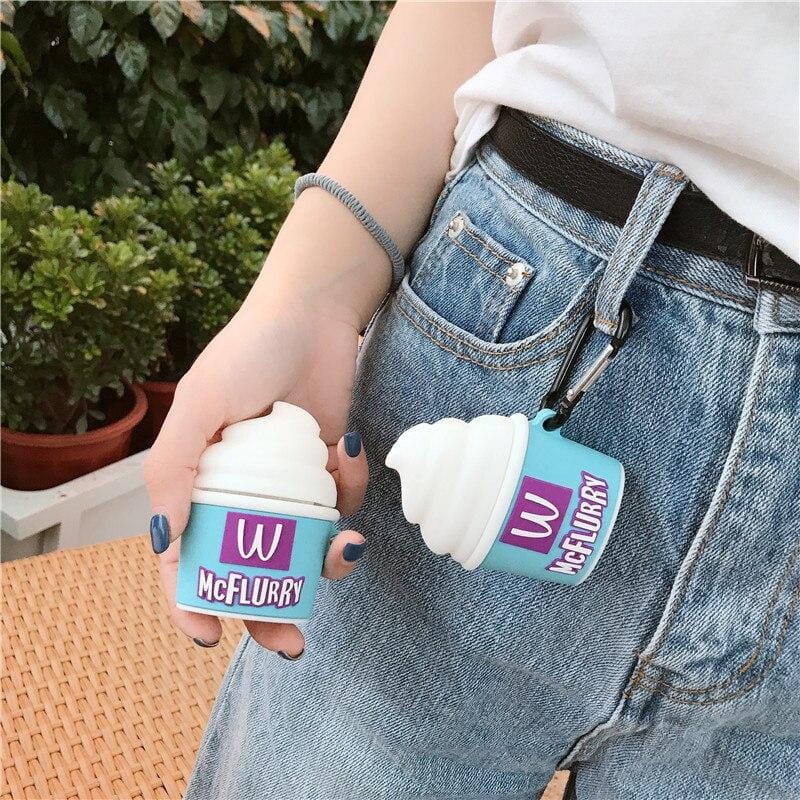 3D Cute Ice Cream Airpods Case - P's One-Stop Shop 