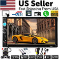 7" Double 2 DIN Car MP5 Player Bluetooth Touch Screen Stereo Radio With Camera - P's One-Stop Shop 