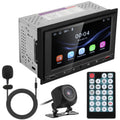 7In Universal Wireless Car MP5 Player 1080P Video Player Stereo Audio FM Radio Aux/USB Input with Rear View Camera Remote Control - P's One-Stop Shop 