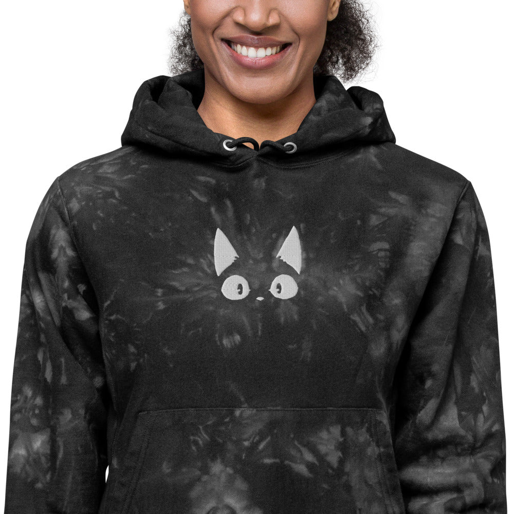 Amazed Cat Tie-Dye Hoodie - P's One-Stop Shop 