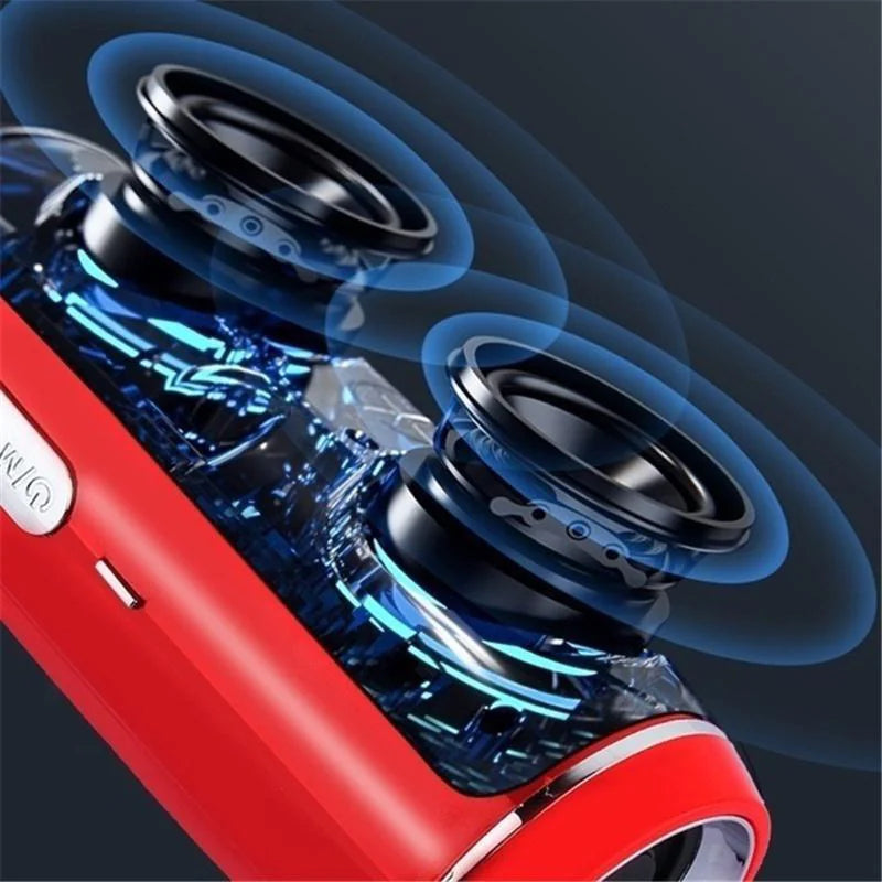 Bluetooth 5.1 Speaker Wireless Waterproof Outdoor Stereo LOUD Bass USB/TF Strap - P's One-Stop Shop 