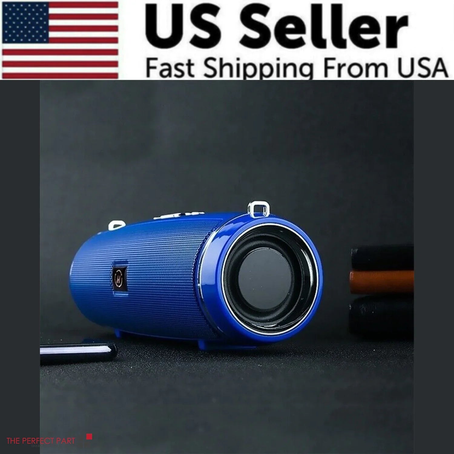 Bluetooth 5.1 Speaker Wireless Waterproof Outdoor Stereo LOUD Bass USB/TF Strap - P's One-Stop Shop 