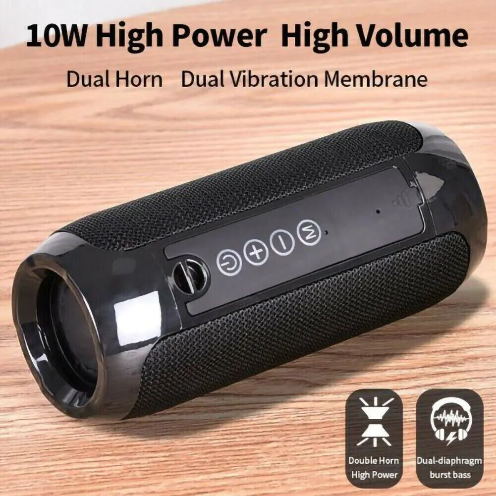 Bluetooth Speaker Wireless Waterproof Outdoor Stereo Bass USB/TF/FM Radio LOUD - P's One-Stop Shop 