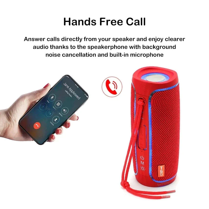 Bluetooth Speaker Wireless Waterproof Outdoor Stereo Bass USB/TF/FM Radio LOUD - P's One-Stop Shop 