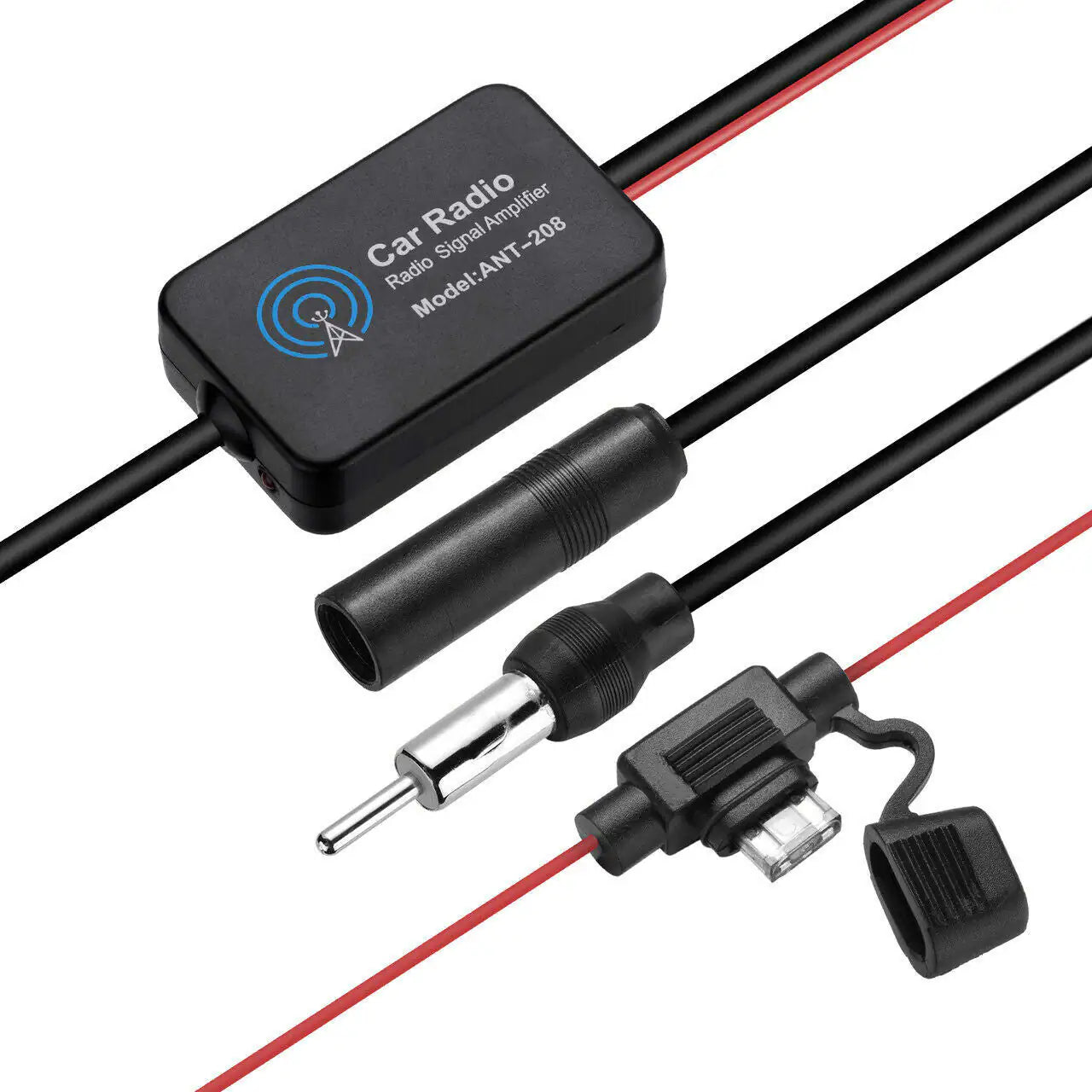 Car Auto Stereo FM & AM Radio Signal Antenna Aerial Signal Amp Amplifier Booster - P's One-Stop Shop 