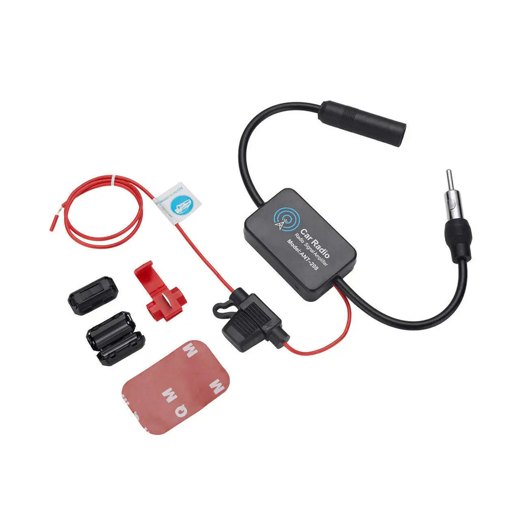Car Auto Stereo FM & AM Radio Signal Antenna Aerial Signal Amp Amplifier Booster - P's One-Stop Shop 