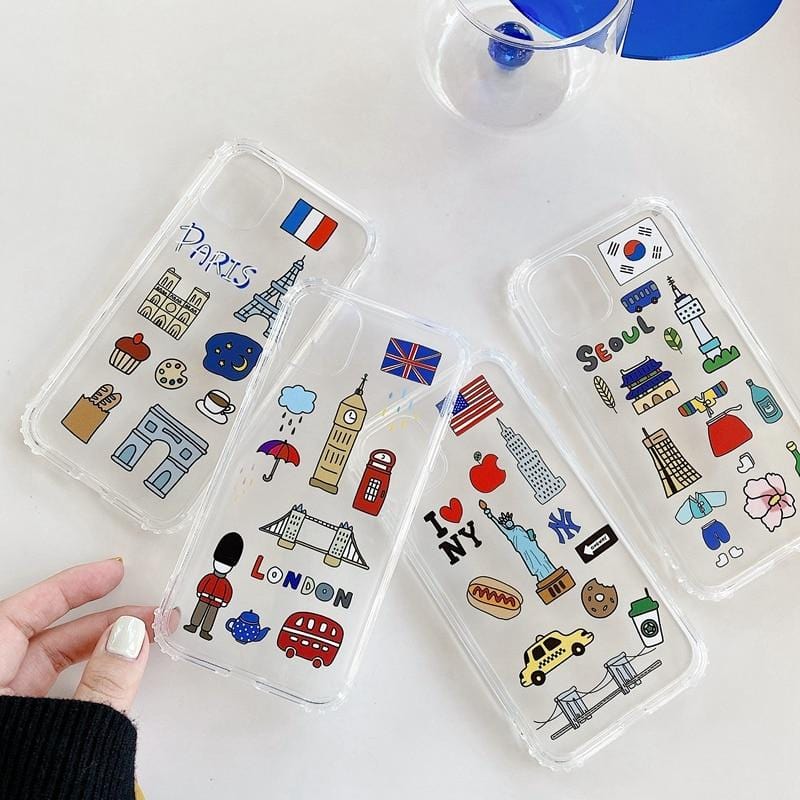 Cartoon City Symbol iPhone Case - P's One-Stop Shop 