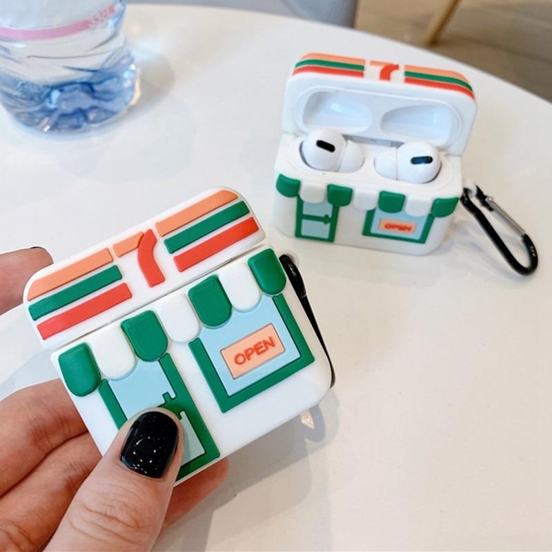 Cartoon Cute Convenience Store Airpods Pro Case - P's One-Stop Shop 
