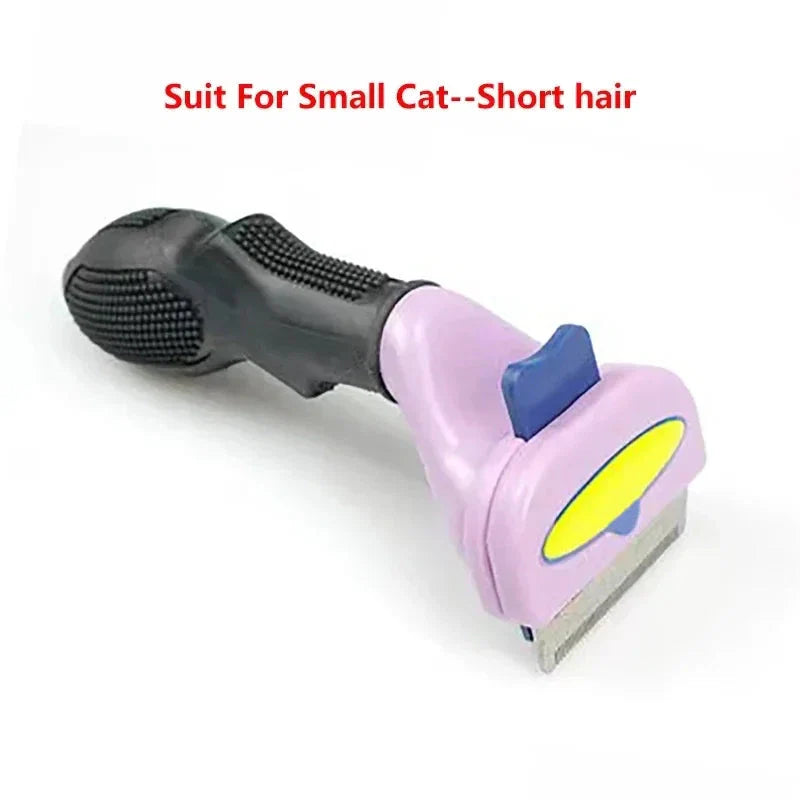 Cat & Dog Hair Removal Comb – Professional Grooming Brush for Shedding Control, Massage & Cleaning | Stainless Steel Deshedding Tool - P's One-Stop Shop 