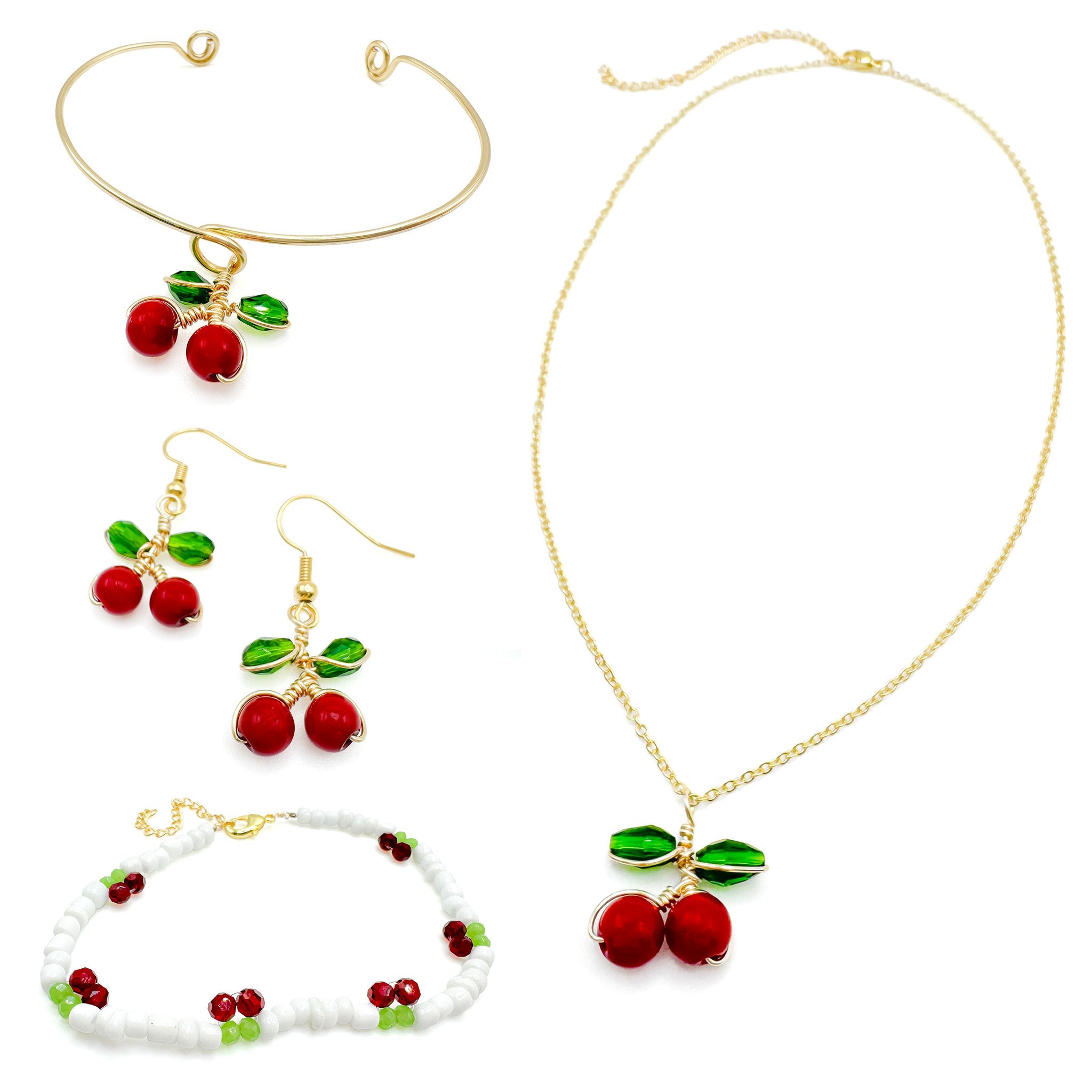 Cherries necklace - P's One-Stop Shop 