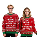 Classic Geek Style Ugly Christmas Sweater – Cozy Crew Neck Knit Jumper, Perfect Holiday Gift for Men & Women - P's One-Stop Shop 