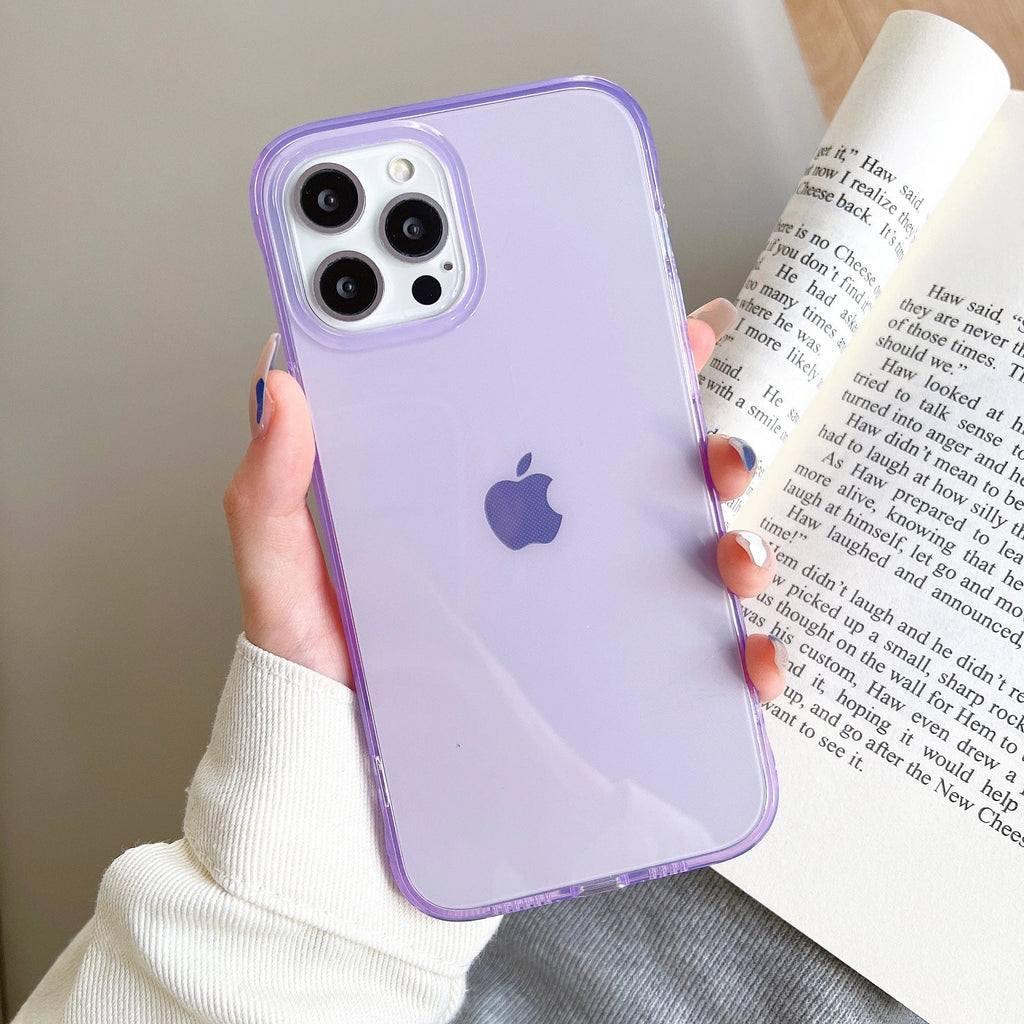 Clear Candy Color iPhone Case - P's One-Stop Shop 