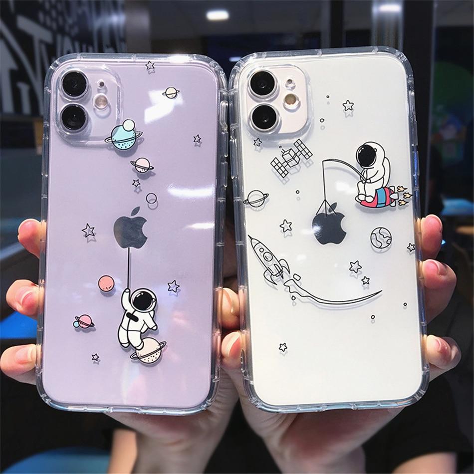 Creative Astronaut Shockproof iPhone Case - P's One-Stop Shop 