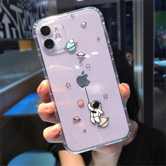 Creative Astronaut Shockproof iPhone Case - P's One-Stop Shop 