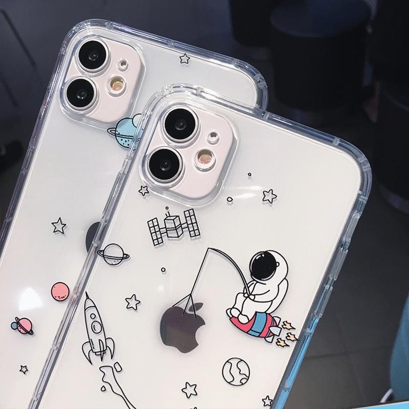 Creative Astronaut Shockproof iPhone Case - P's One-Stop Shop 