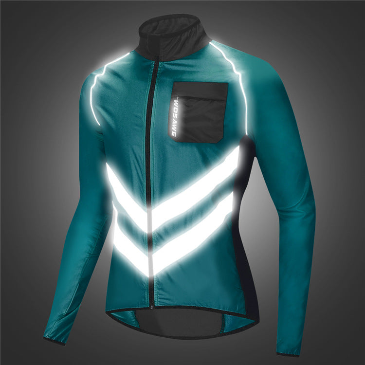 Cycling fishing reflective jacket - P's One-Stop Shop 