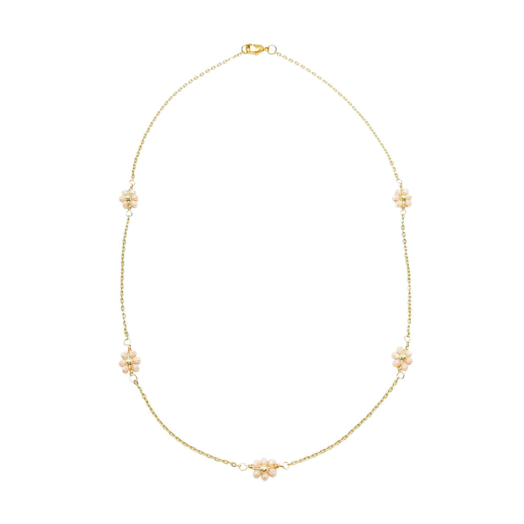 Daisy gold necklace - P's One-Stop Shop 