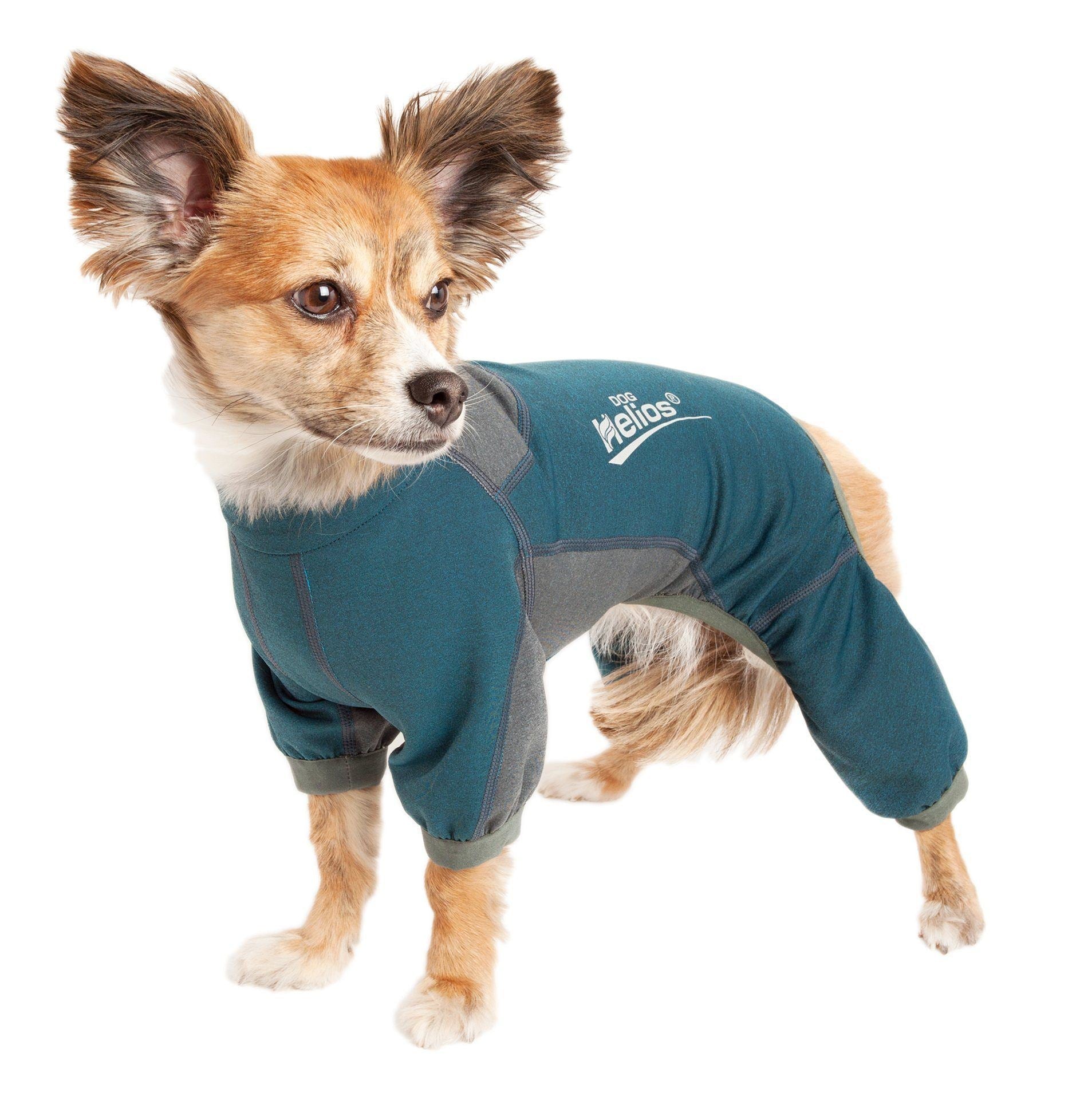 Dog Helios ® 'Rufflex' Mediumweight 4-Way-Stretch Fitness Yoga Dog Tracksuit Jacket - P's One-Stop Shop 