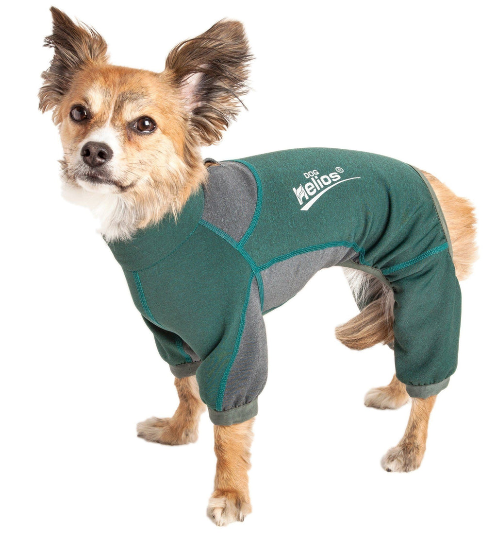 Dog Helios ® 'Rufflex' Mediumweight 4-Way-Stretch Fitness Yoga Dog Tracksuit Jacket - P's One-Stop Shop 