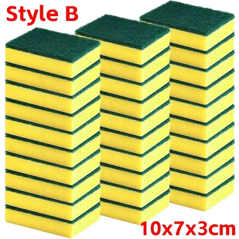 Double-Sided Magic Cleaning Sponge – Rust & Stain Remover for Kitchen - P's One-Stop Shop 