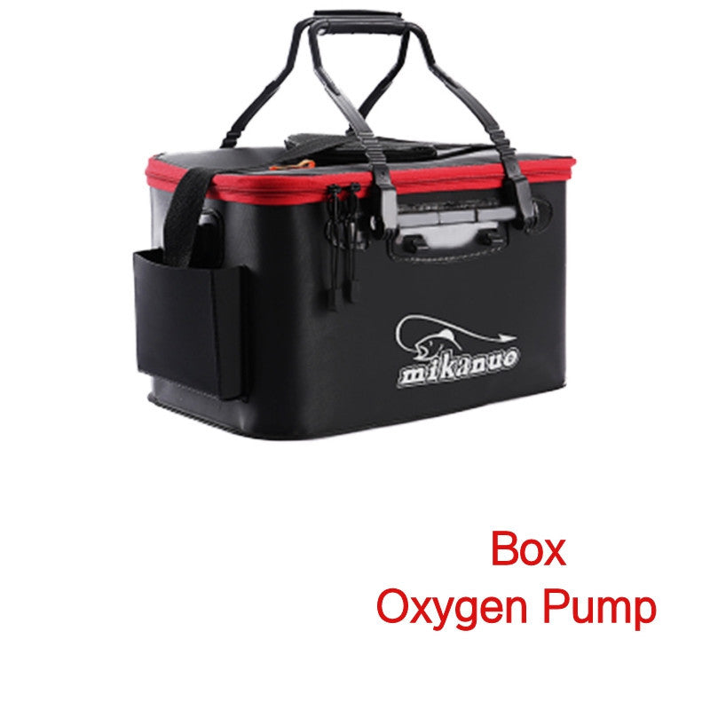 EVA Portable Fishing Bag Folding Thicken Live Fishing Box Tank Bucket Camping Fishing Tackle Fishbox Storage Bag - P's One-Stop Shop 