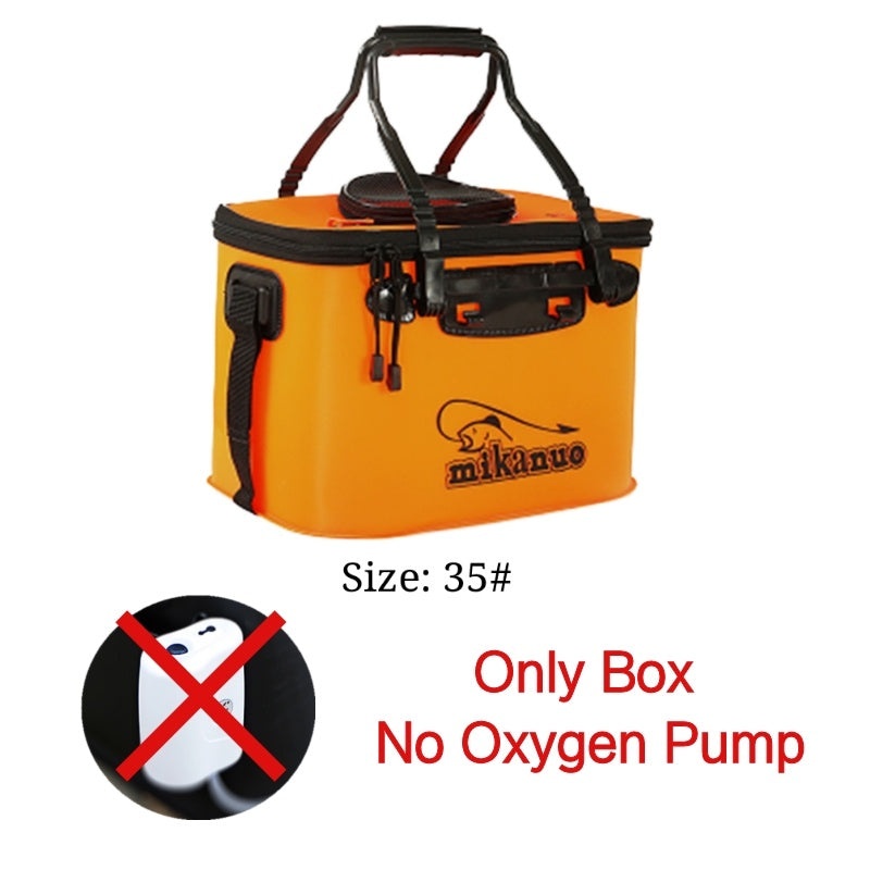 EVA Portable Fishing Bag Folding Thicken Live Fishing Box Tank Bucket Camping Fishing Tackle Fishbox Storage Bag - P's One-Stop Shop 