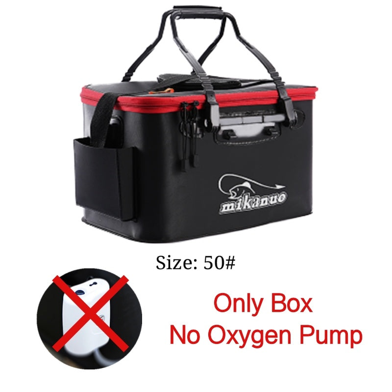 EVA Portable Fishing Bag Folding Thicken Live Fishing Box Tank Bucket Camping Fishing Tackle Fishbox Storage Bag - P's One-Stop Shop 