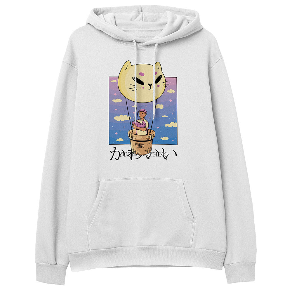 Fluffy Cat Hoodie - P's One-Stop Shop 