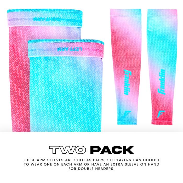 Franklin Premium Compression Arm Sleeves (2-Pack) – Performance Boost Sun Protection for Baseball Softball - P's One-Stop Shop 