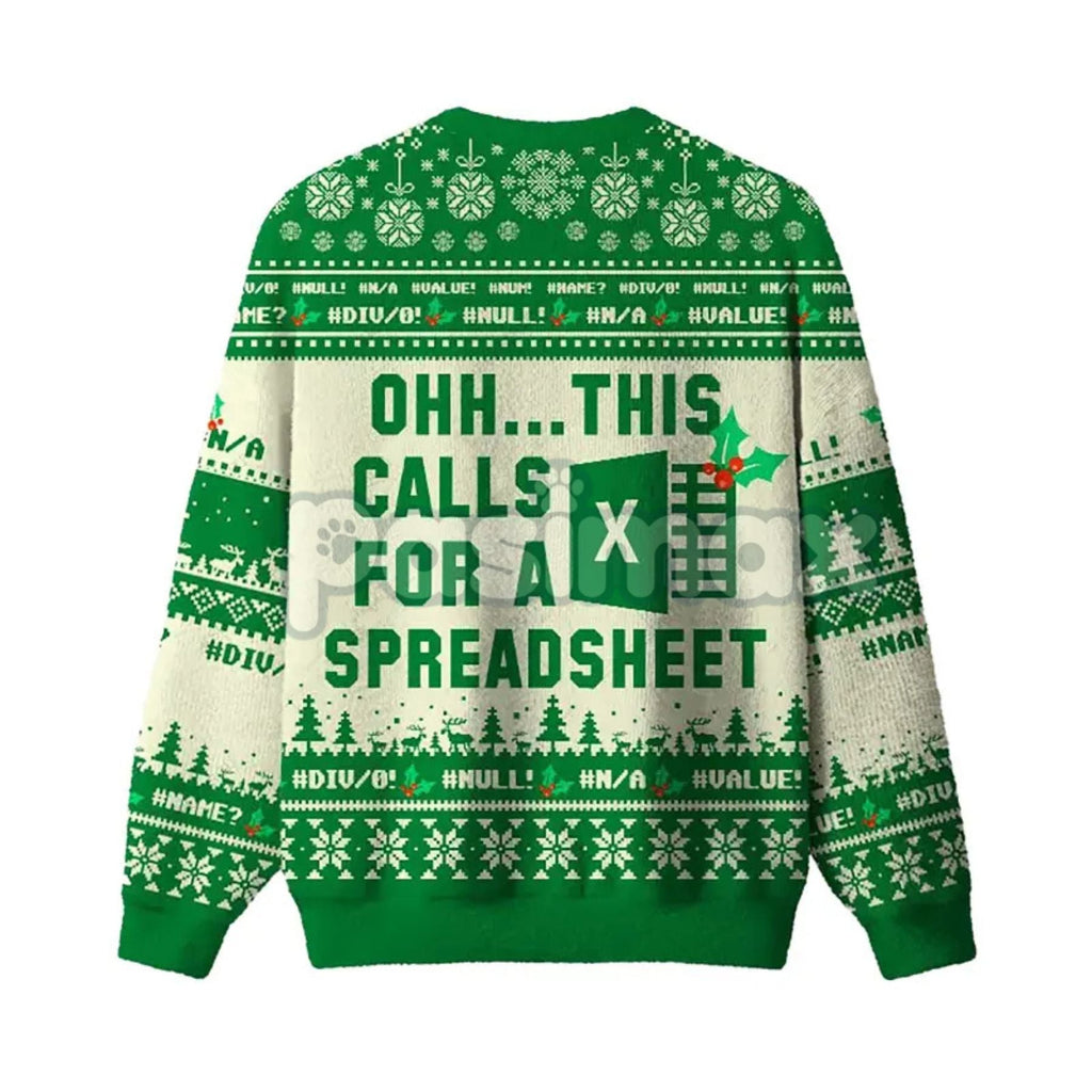 Geeksoutfit Geeky Ugly Sweater Round Neck Long Sleeve Christmas Sweater Perfect for Fall and Winter Casual Knitwear for Men and Women - P's One-Stop Shop 