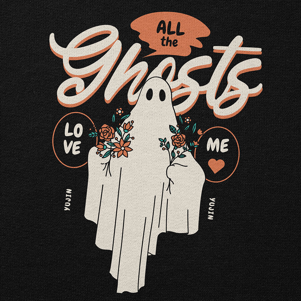Ghosts Love Me Hoodie - P's One-Stop Shop 