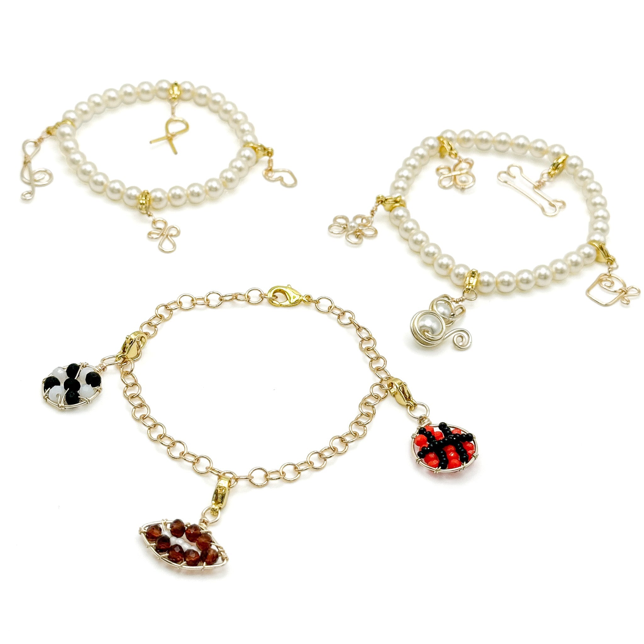 Gigi gold charm bracelet - P's One-Stop Shop 