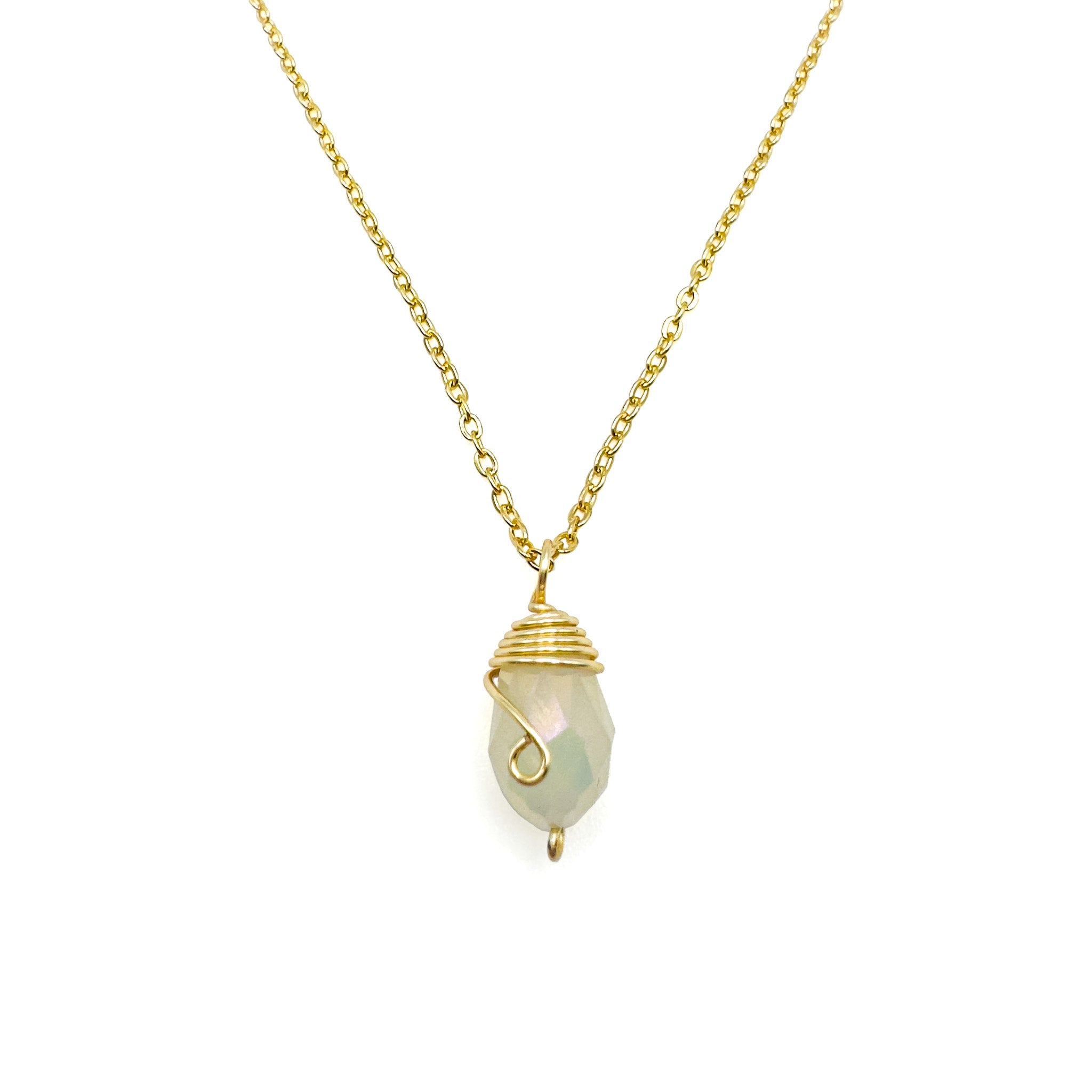 Gold Birthstone necklace - P's One-Stop Shop 