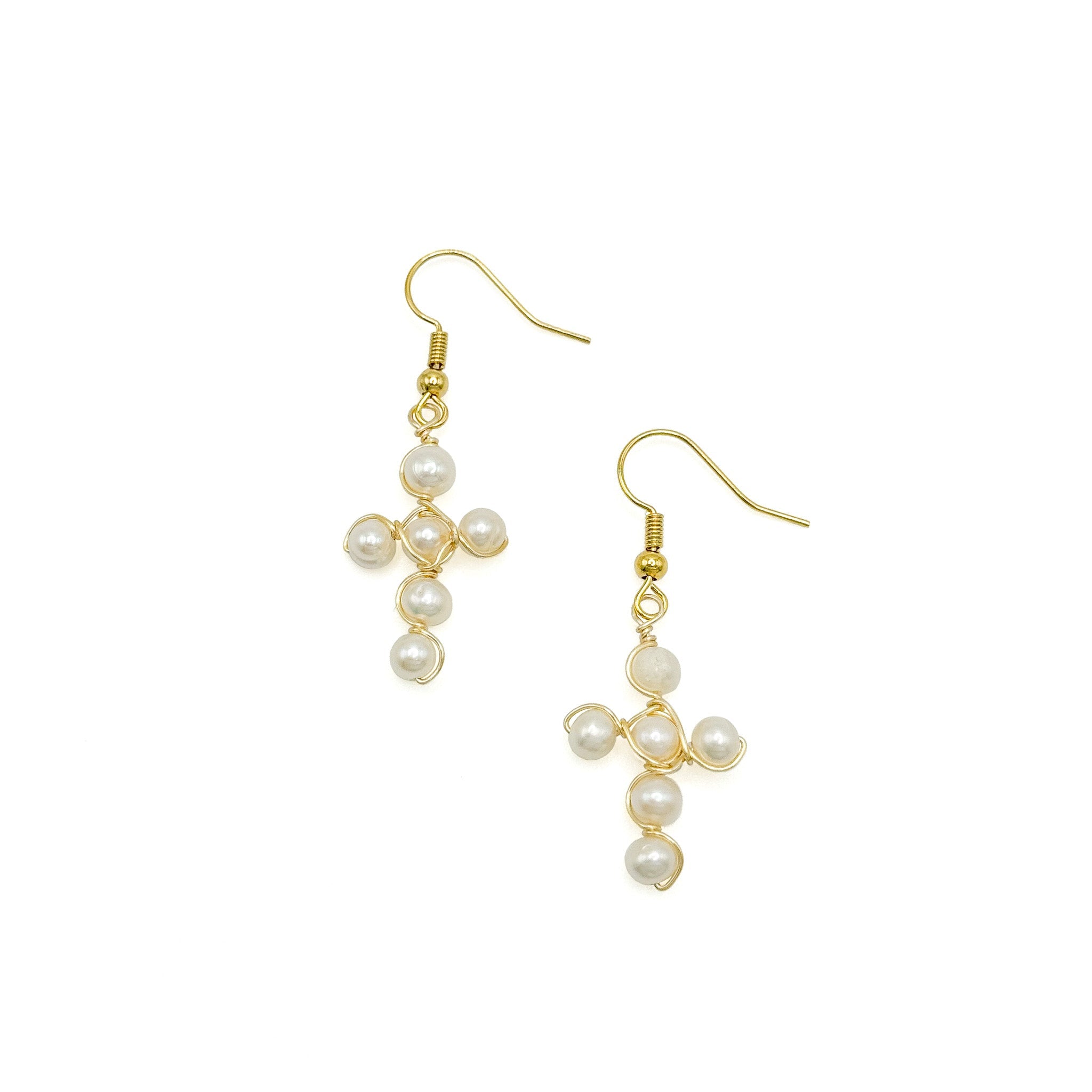 Good News gold earrings - P's One-Stop Shop 