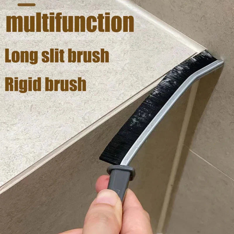 Hard Bristle Crevice Cleaning Brush – Perfect for Tile Joints, Window Tracks, and Seam Cleaning - P's One-Stop Shop 