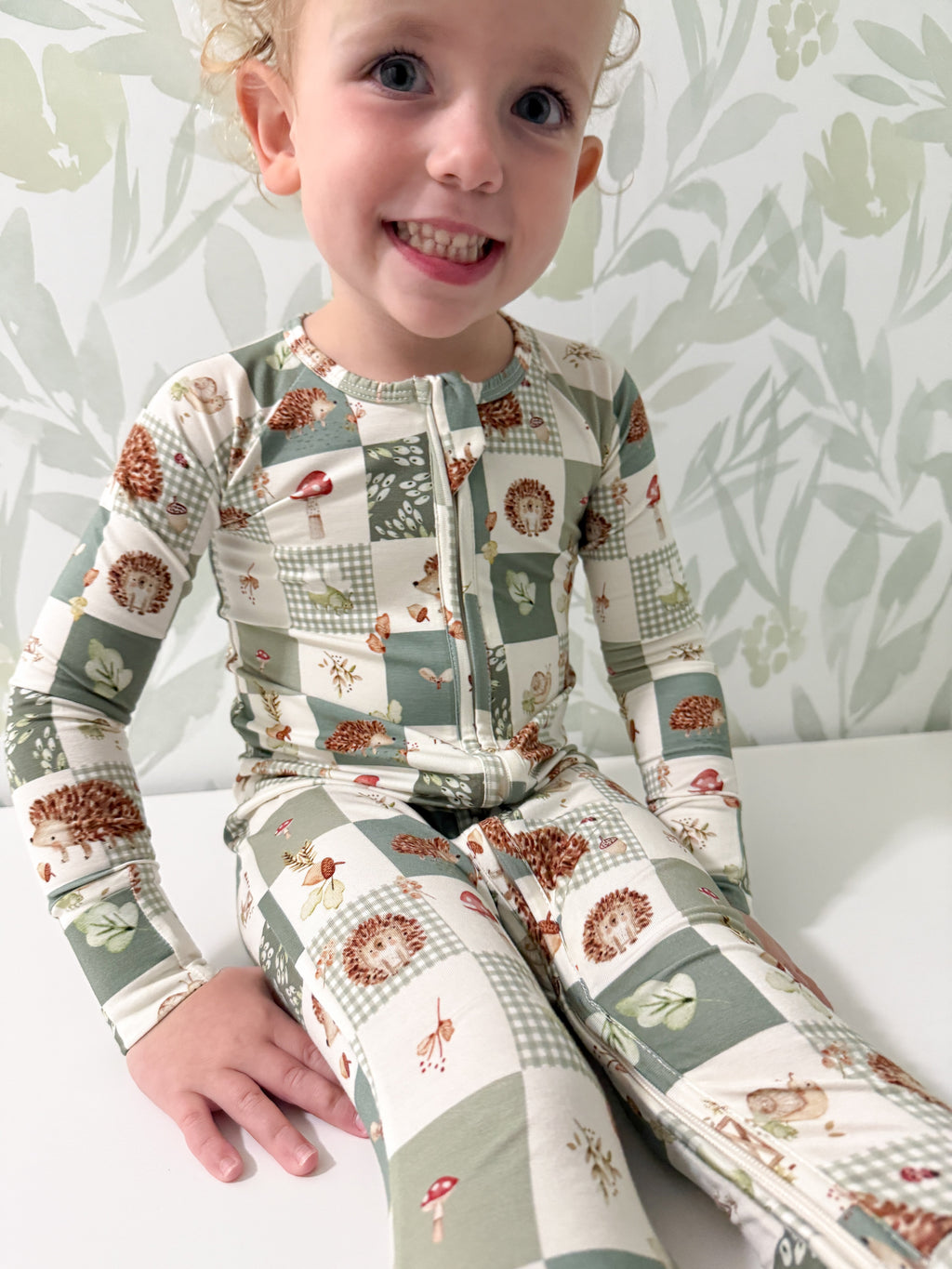 Harvest Hedgehogs Bamboo Zippy Pajamas - P's One-Stop Shop 