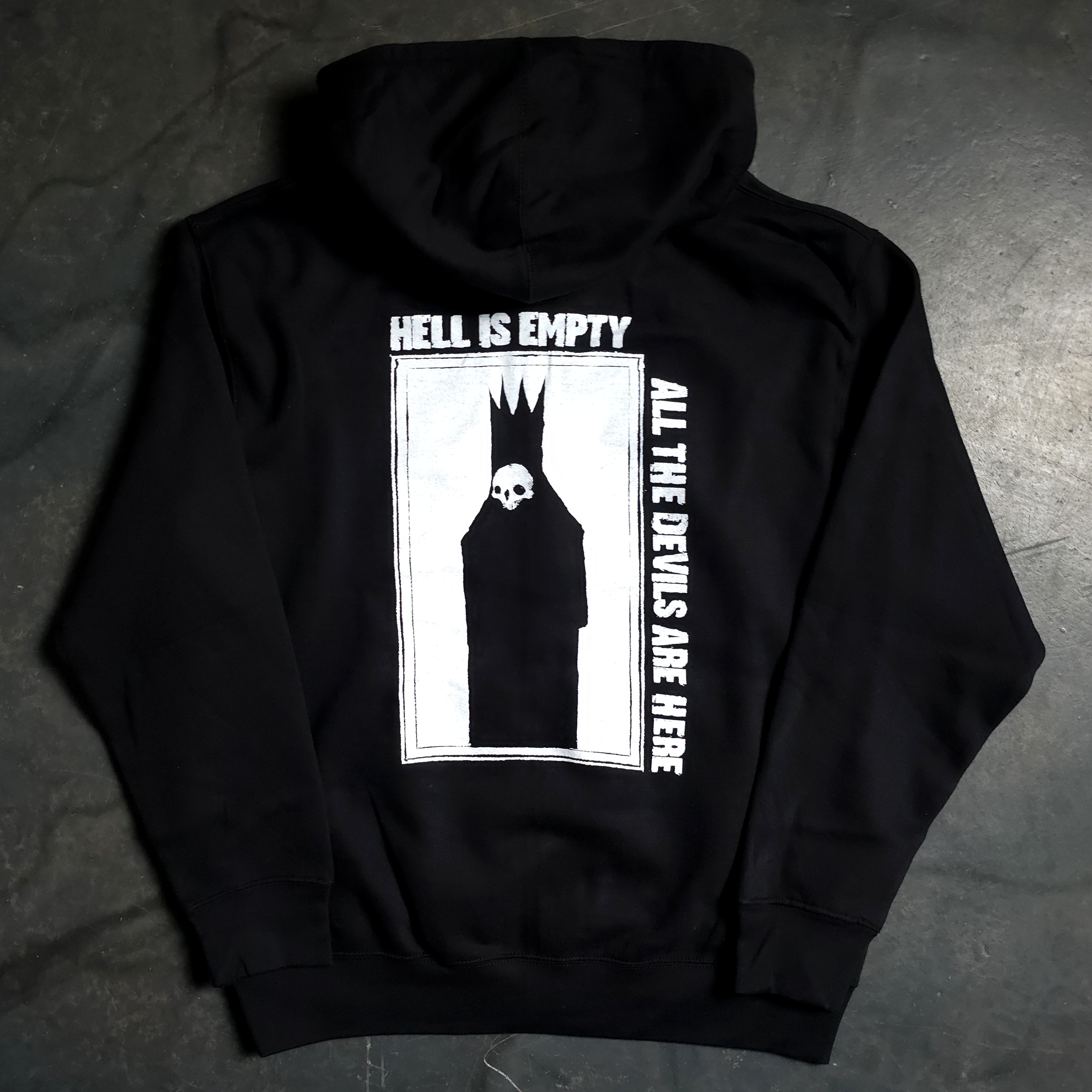 Hell is Empty Zip Up Hoodie - P's One-Stop Shop 