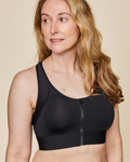 Hero Front‑Closure Sports Bra - Black - P's One-Stop Shop 