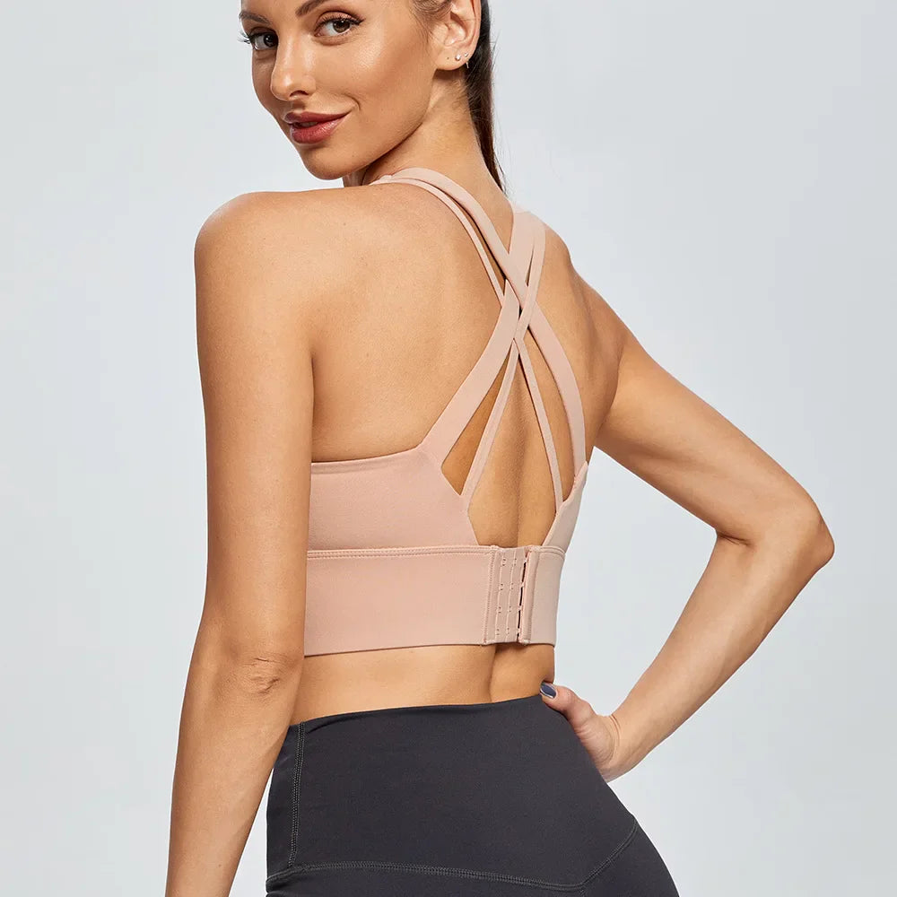 High Impact Women's Sports Bra with Back Closure - P's One-Stop Shop 
