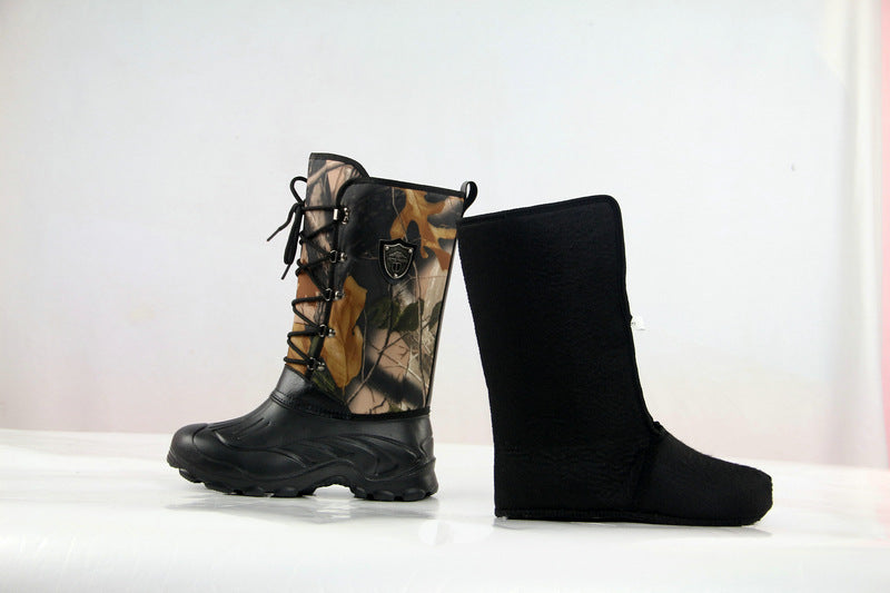 High Waterproof Thermal Men's Outdoor Fishing Boots - P's One-Stop Shop 