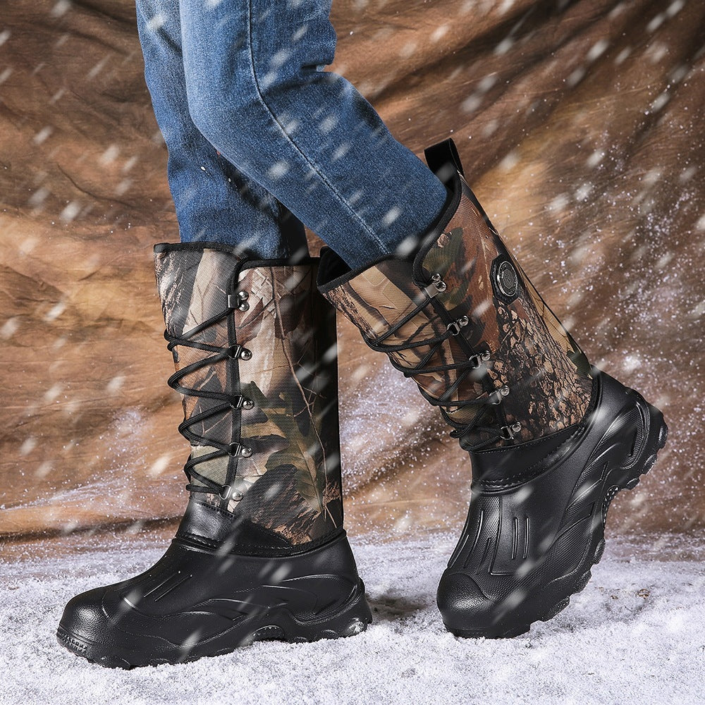High Waterproof Thermal Men's Outdoor Fishing Boots - P's One-Stop Shop 