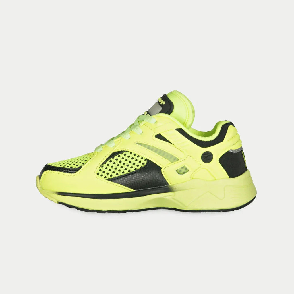 LA Gear Kids Catapult Light-Up x Glow Lowtop | Neon Yellow x Black - P's One-Stop Shop 