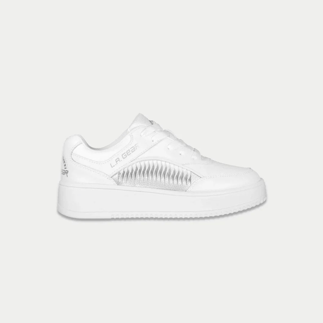 LA Gear Kids Flame Lowtop | White - P's One-Stop Shop 