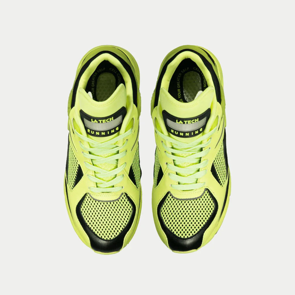 LA Gear Men's Catapult Light-Up x Glow Lowtop | Neon Yellow x Black - P's One-Stop Shop 