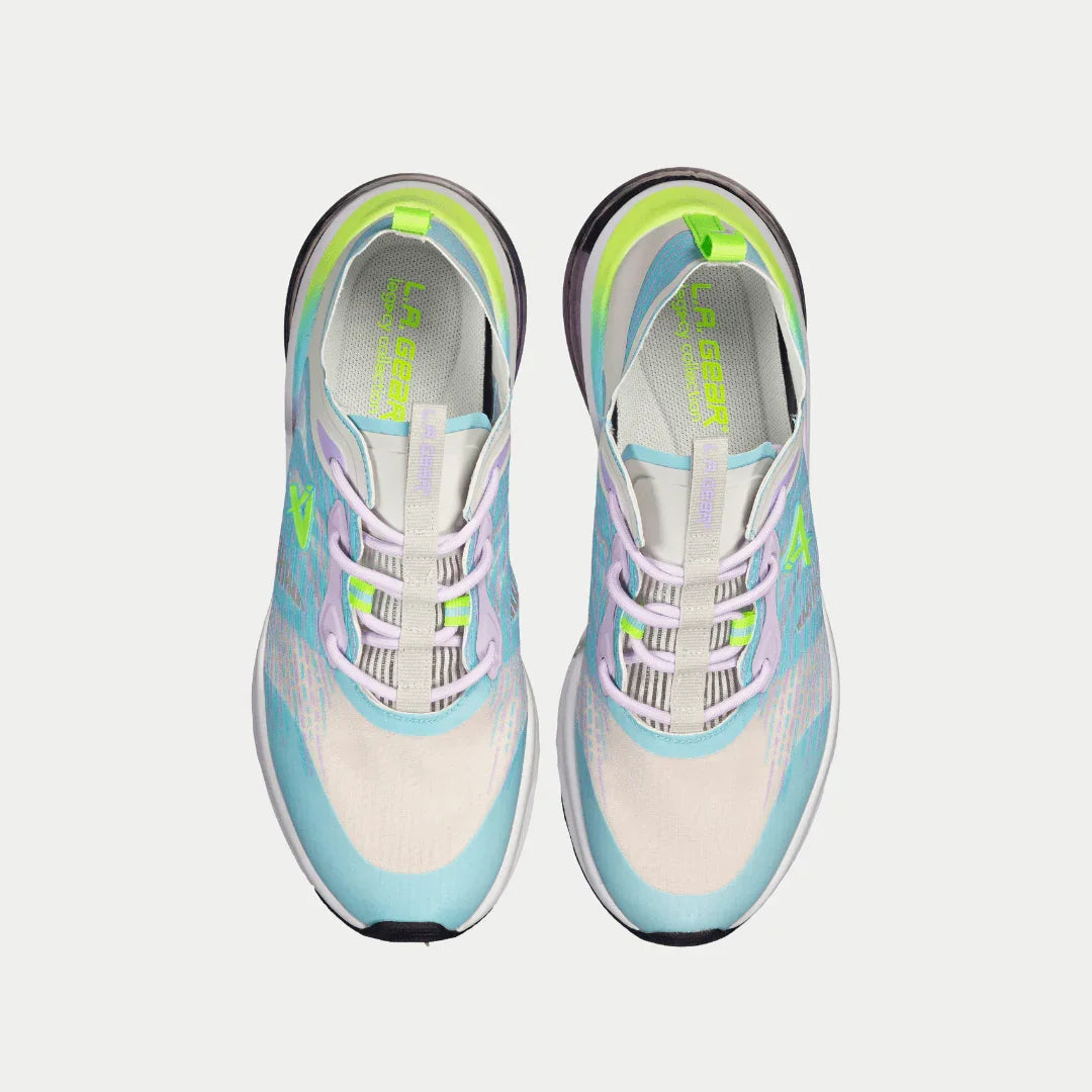 LA Gear Women’s Artesia Lowtop | Gray x Light Blue - P's One-Stop Shop 