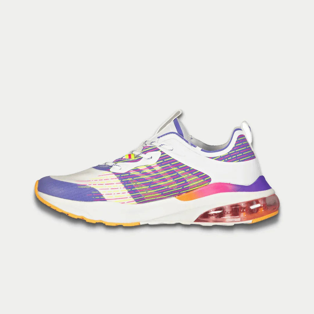 LA Gear Women's Artesia Lowtop | White x Purple x Orange - P's One-Stop Shop 