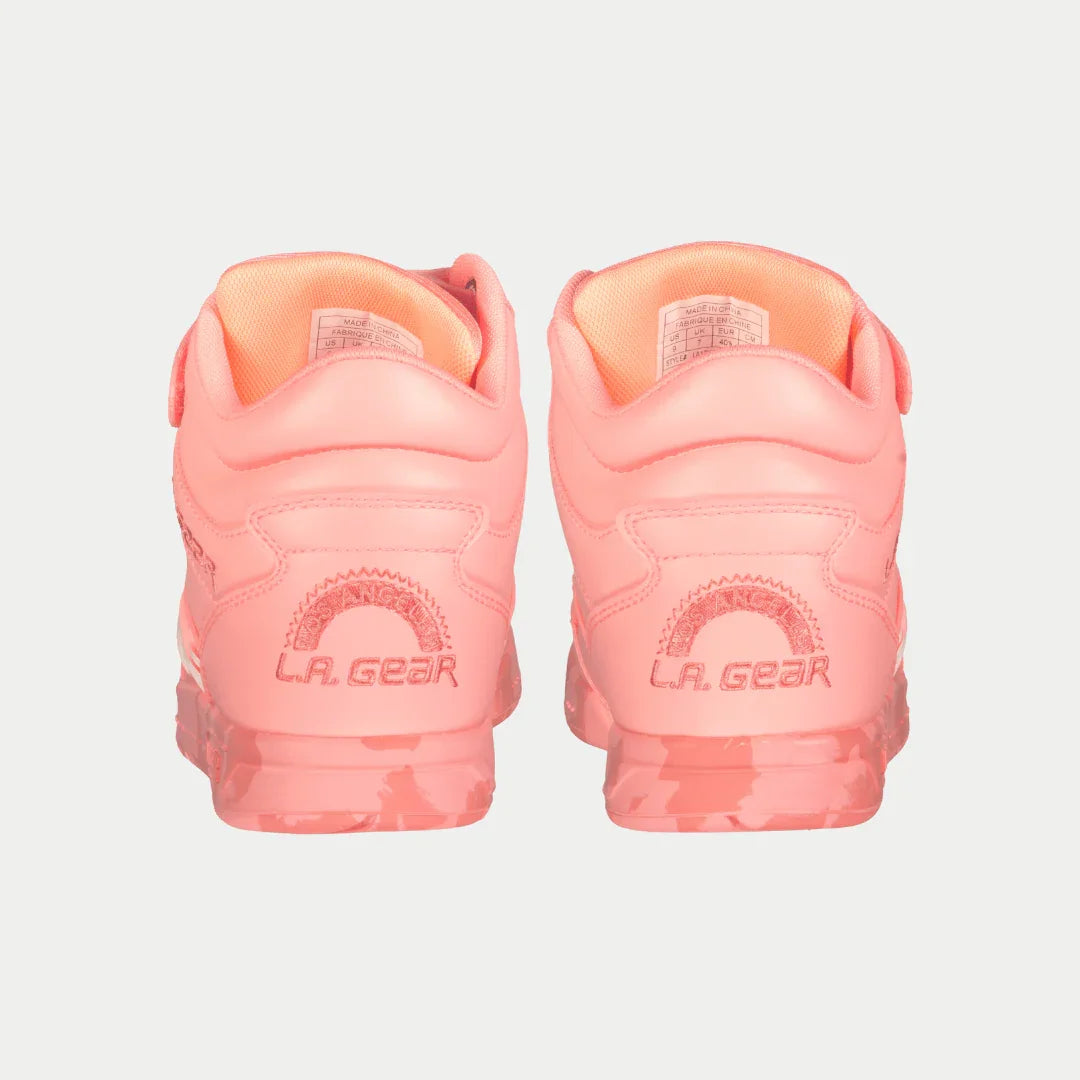 LA Gear Women's Flame Hightop | Neon Peach Glow - P's One-Stop Shop 