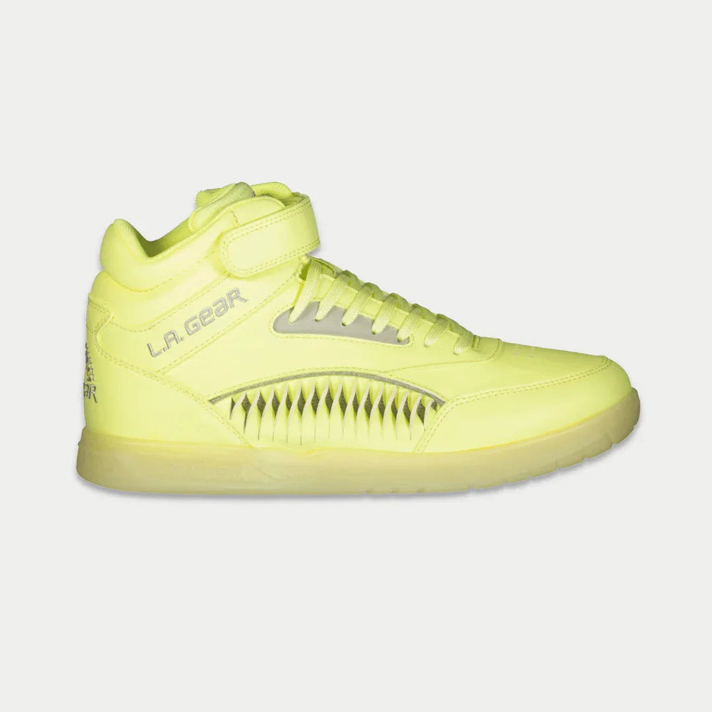 LA Gear Women’s Flame Hightop | Neon Yellow Glow - P's One-Stop Shop 