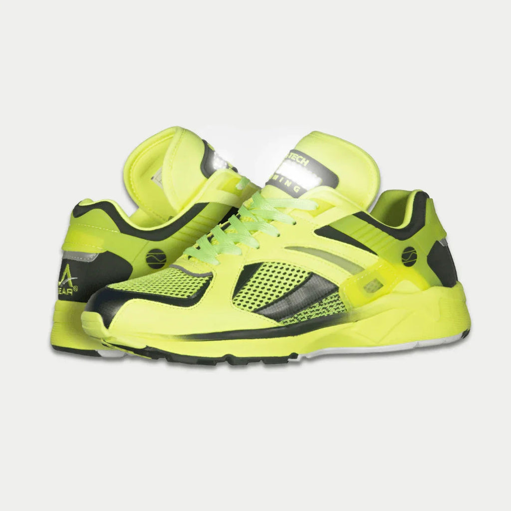 LA Gear Women's Light-Up x Glow Lowtop | Neon Yellow x Black - P's One-Stop Shop 